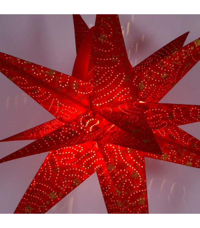 Créer une étoile de Noël lumineuse XXL - Depuis mon hamac