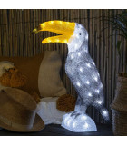 Oiseau lumineux Led, Toucan 48 cm