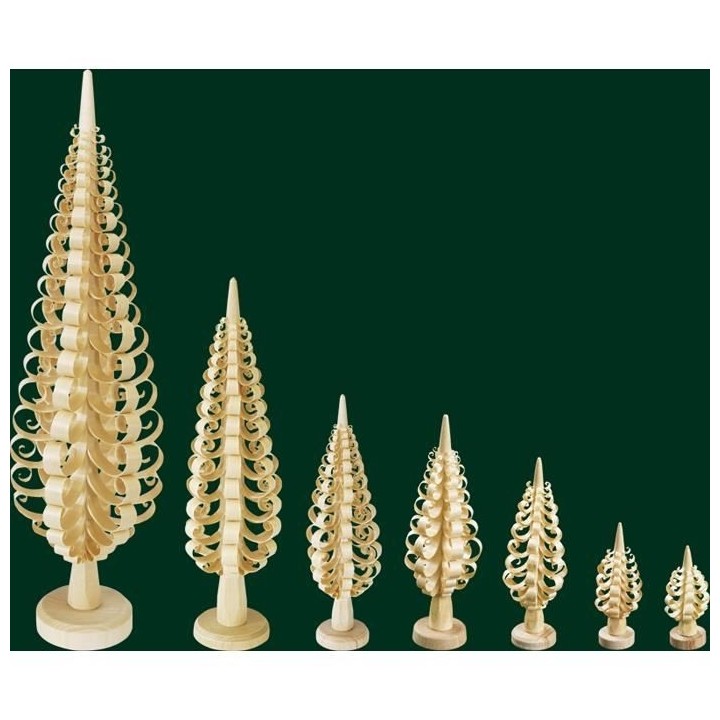 Sapin Noël bois sculpté, 16 cm