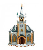 Eglise éclairée pour village de Noël miniature Winterkinder