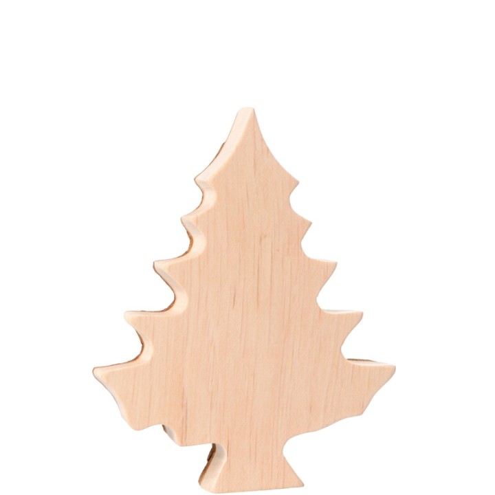 Sapin en bois déco en écorce 12 cm