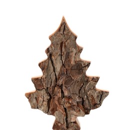 Sapin en bois déco en écorce 15 cm