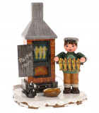 Fumoir poisson - Village de Noël miniature