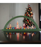 Arche de Noël en LED - Père Noël