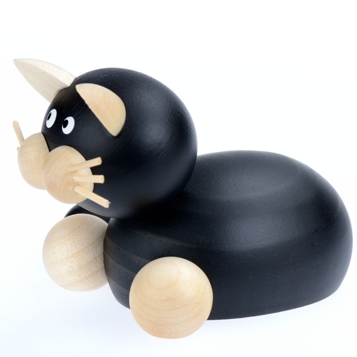 Figurines deco chats noirs