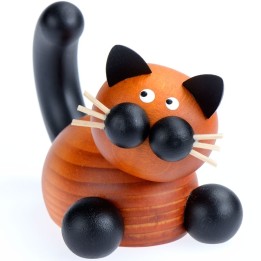 Chat en bois