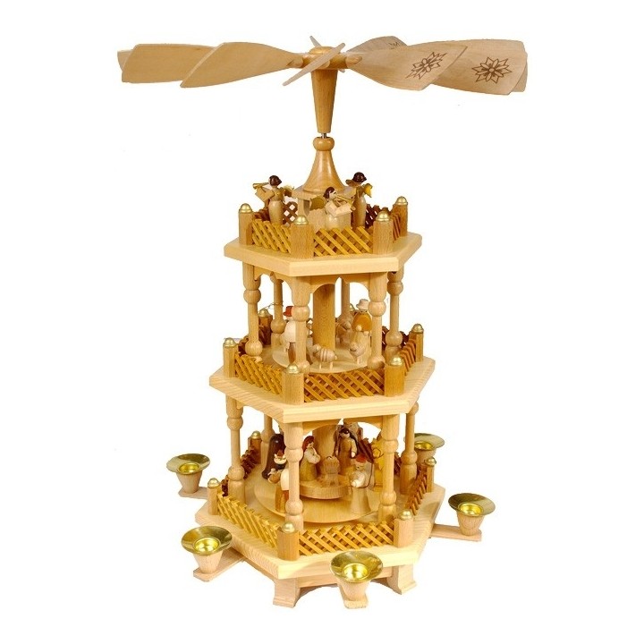 Crèche de Noel allemande 2 étages