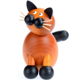 Chat en bois
