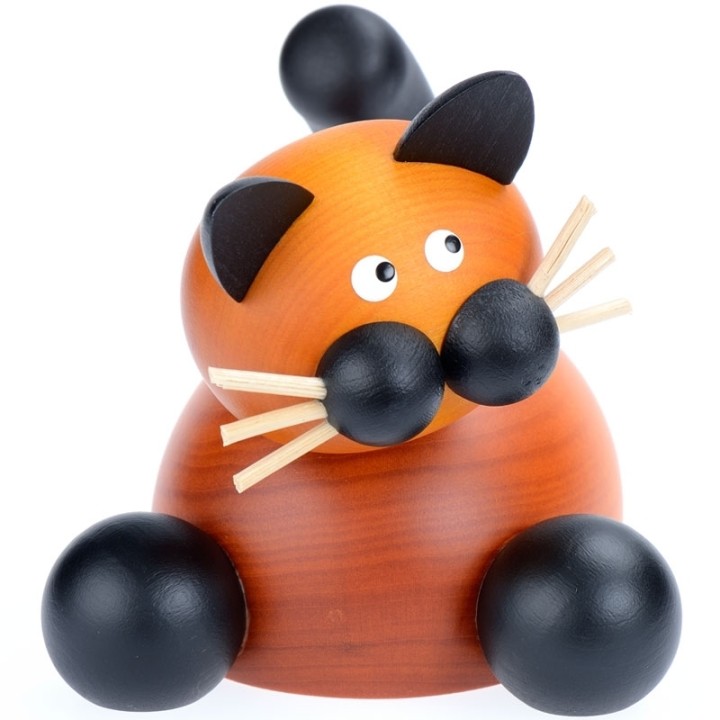 Achat statuette grand chat en bois