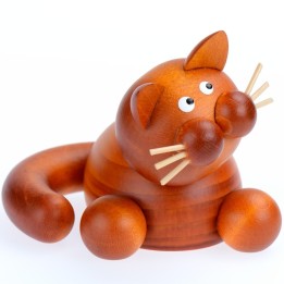 Chat en bois