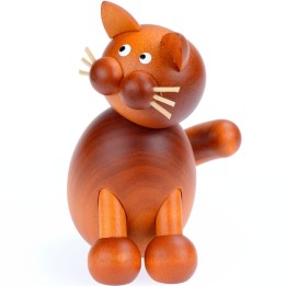 Chat en bois