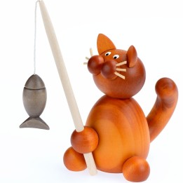 Chat en bois