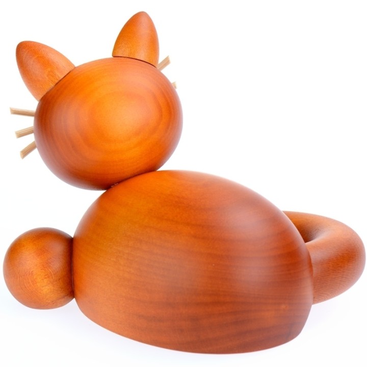 Magasin deco chat en bois decoratif