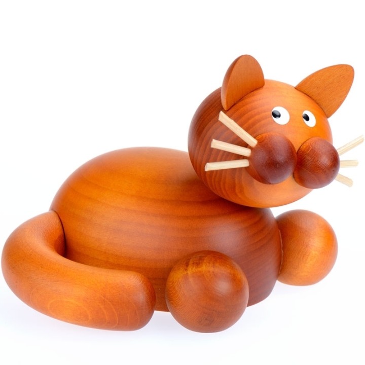 Boutique chats en bois peints decoratifs