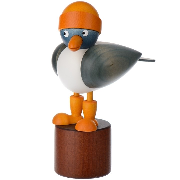 Collections de mouettes en bois avec bonnet marin