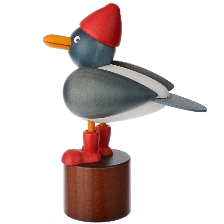 Déco bord de mer, mouette en bois