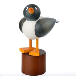 Décoration marine, mouette en bois