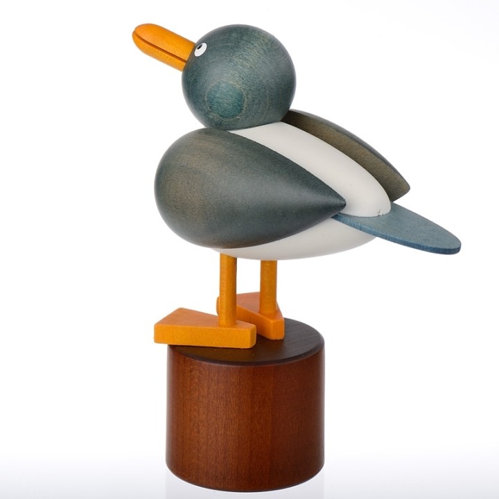 Décorations marine, mouettes en bois