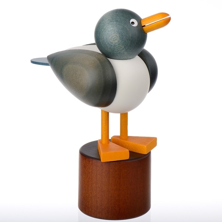 Déco marine, mouette en bois