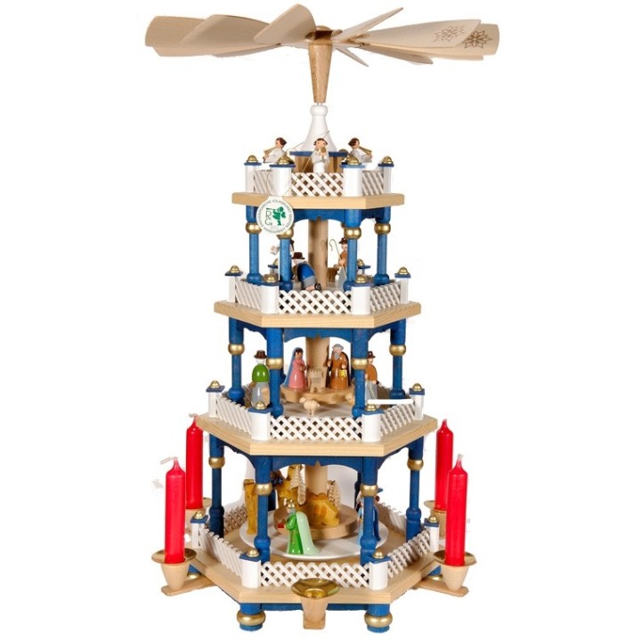 Weihnachtspyramid allemangne 3 étages