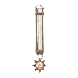  Décoration murale 47 cm blanc avec étoile, cerf