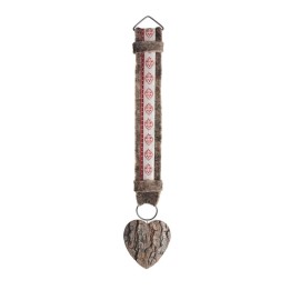  Décoration murale 46 cm avec coeur motif rouge