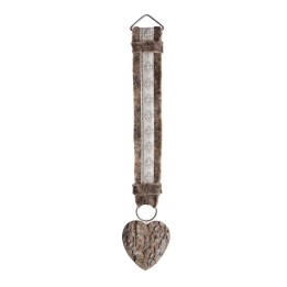  Décoration murale 46 cm avec coeur motif blanc 