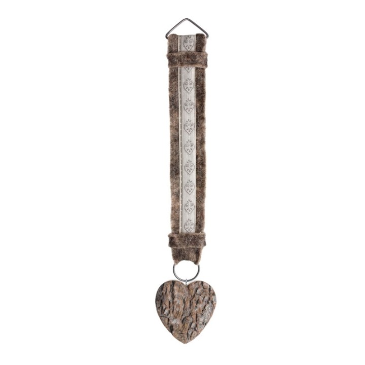  Décoration murale 46 cm avec coeur motif blanc 