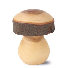 Champignon bois sculpté, 8 cm