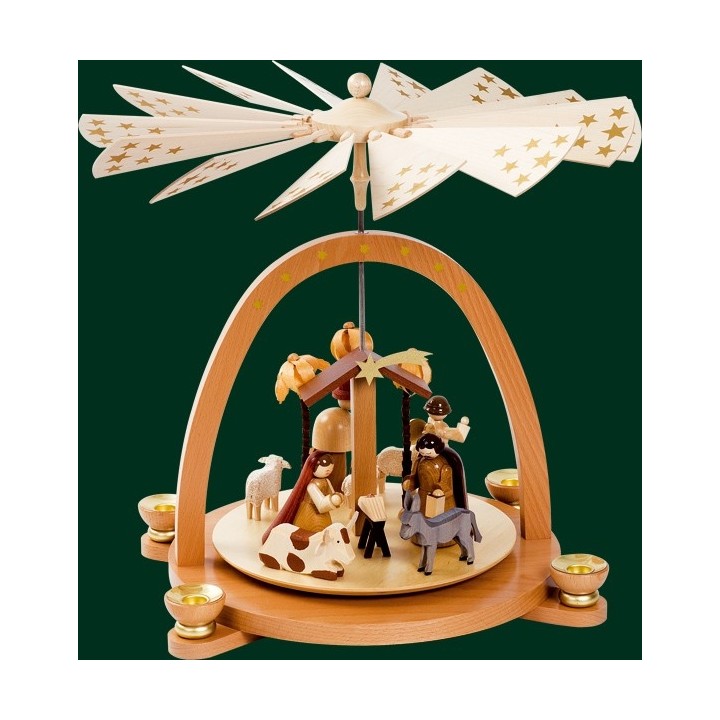 Pyramide de Noel Allemande arche grand modèle, 40 cm