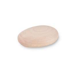 Caillou en bois naturel, 5,5 cm