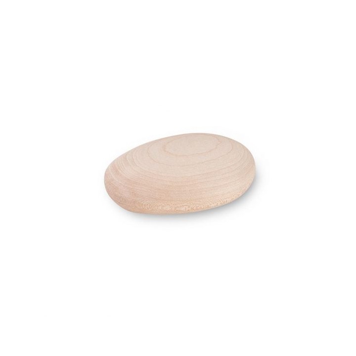 Caillou en bois naturel, 5,5 cm