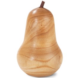 Poire en bois poli, 5,5 cm