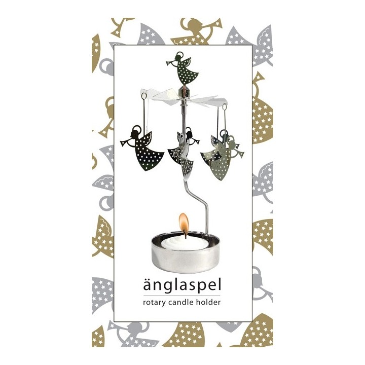 photophore rotatif  anges de noel