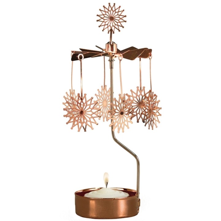 photophore de noel fleur etoiles