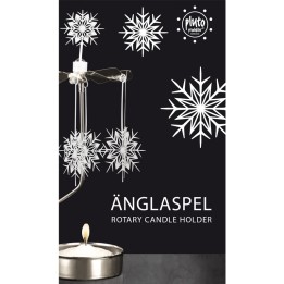 Bougeoir carrousel flocons de neige