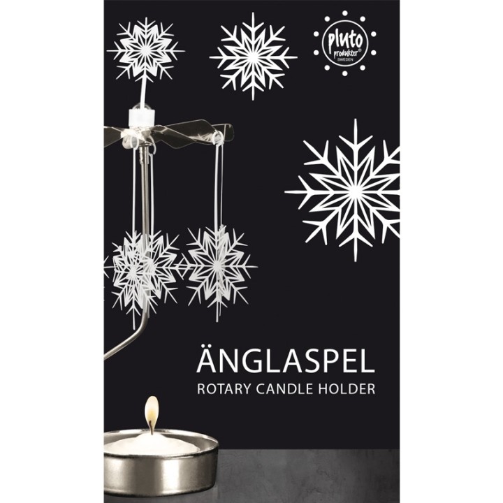 Bougeoir carrousel flocons de neige