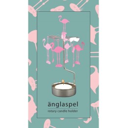 Bougeoir carrousel flamand rose