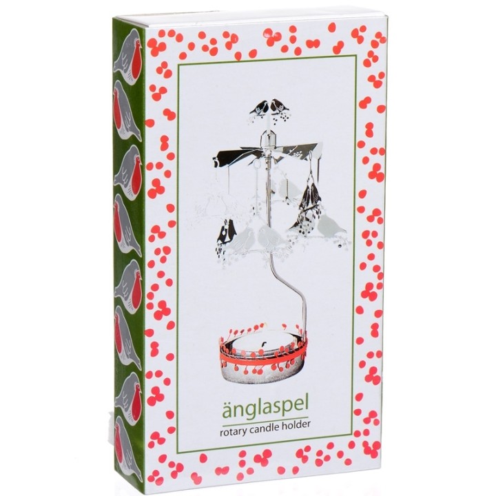 bougeoir de table oiseaux sur branche
