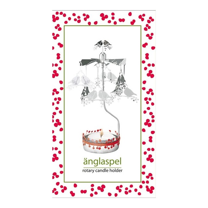 carrousel bougie oiseaux sur branche