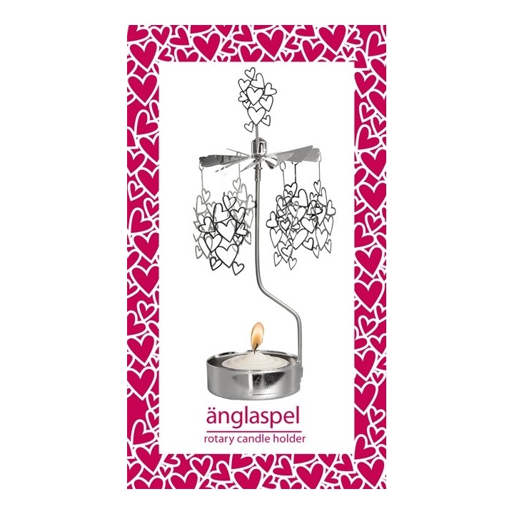 Bougeoir de table petits coeurs