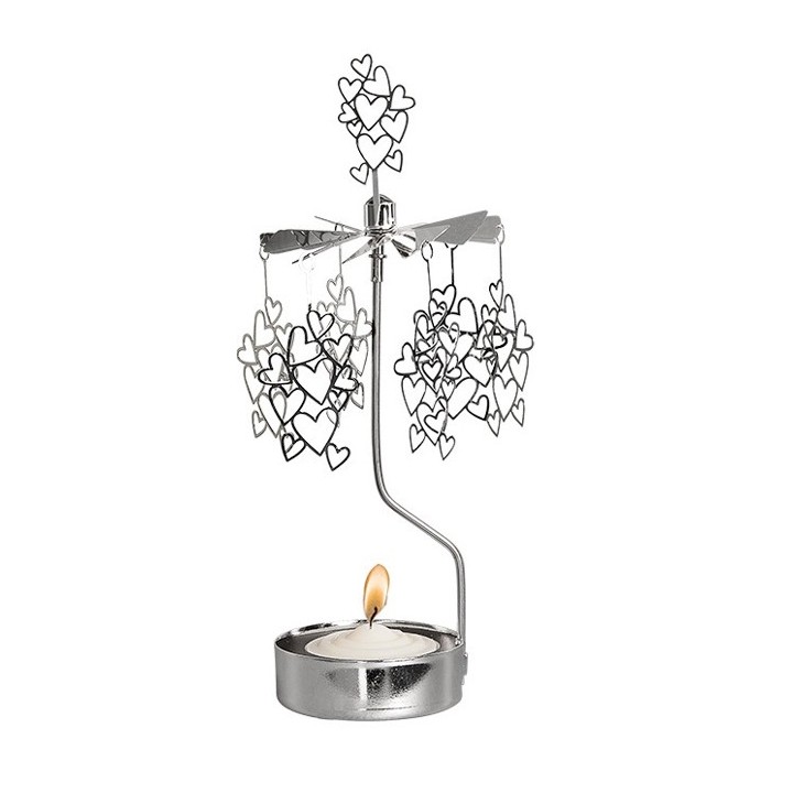bougeoir photophore petits coeurs