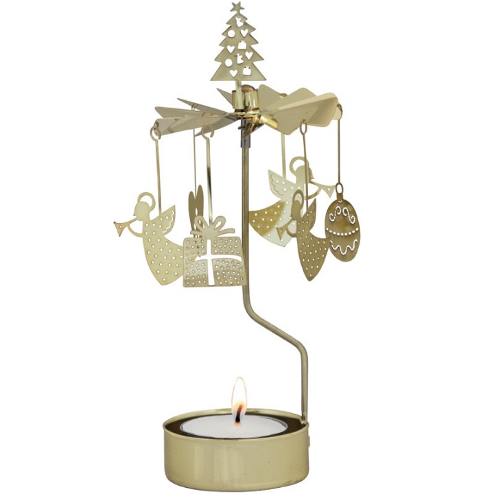 carrousel de noel cadeaux Or 