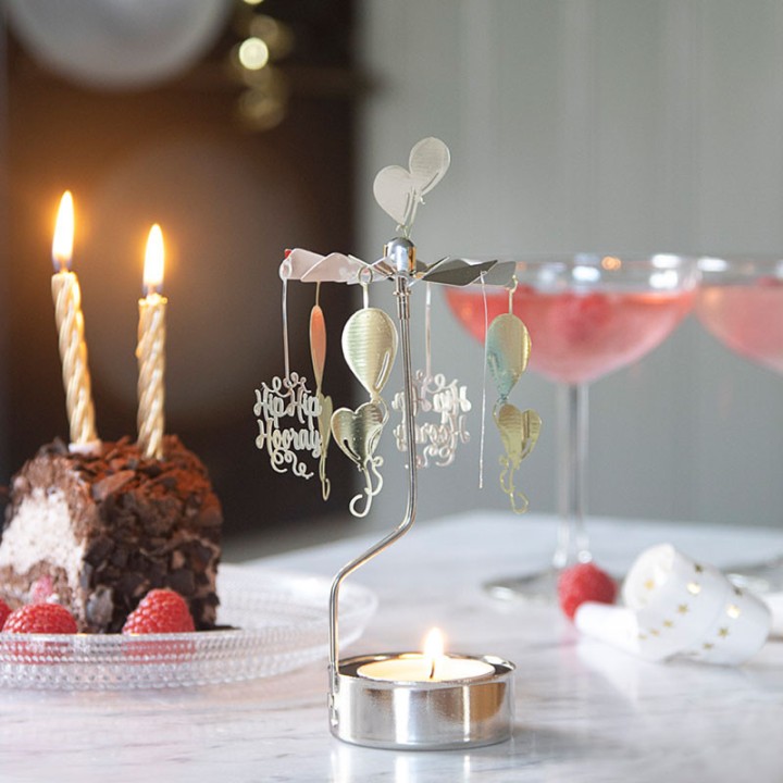 Bougeoir carrousel anniversaire 