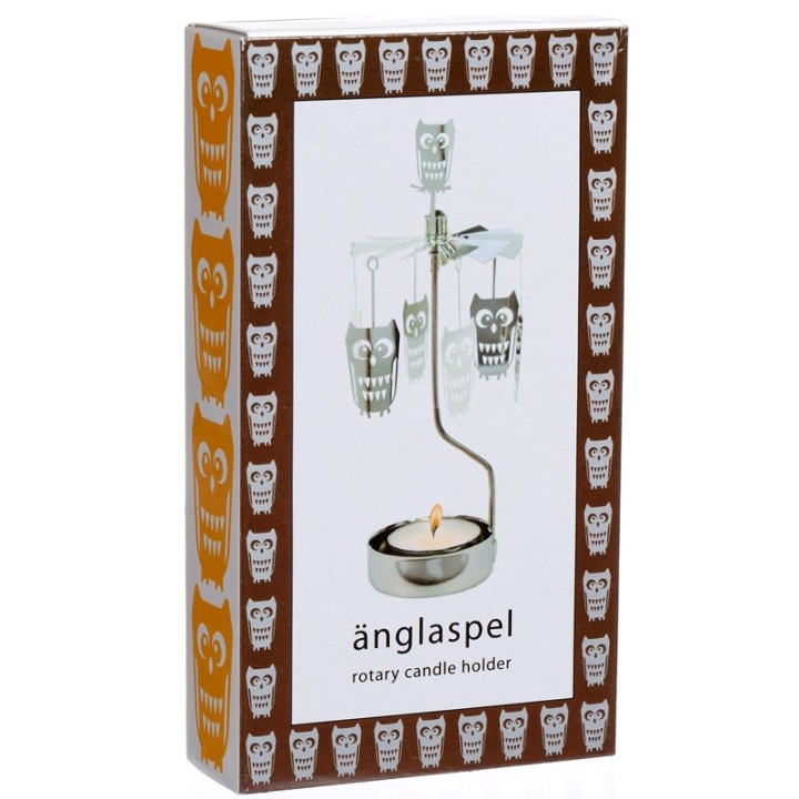 caroussel bougie chouette