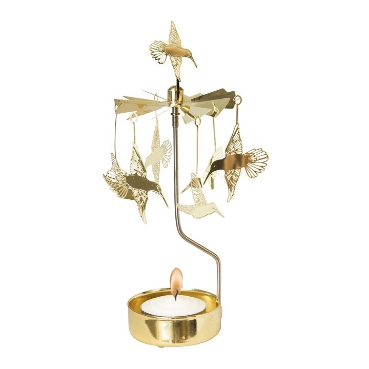 Bougeoir carrousel colibri