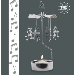 Bougeoir photophore notes de musique