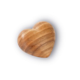 Petit coeur en bois, 4 cm
