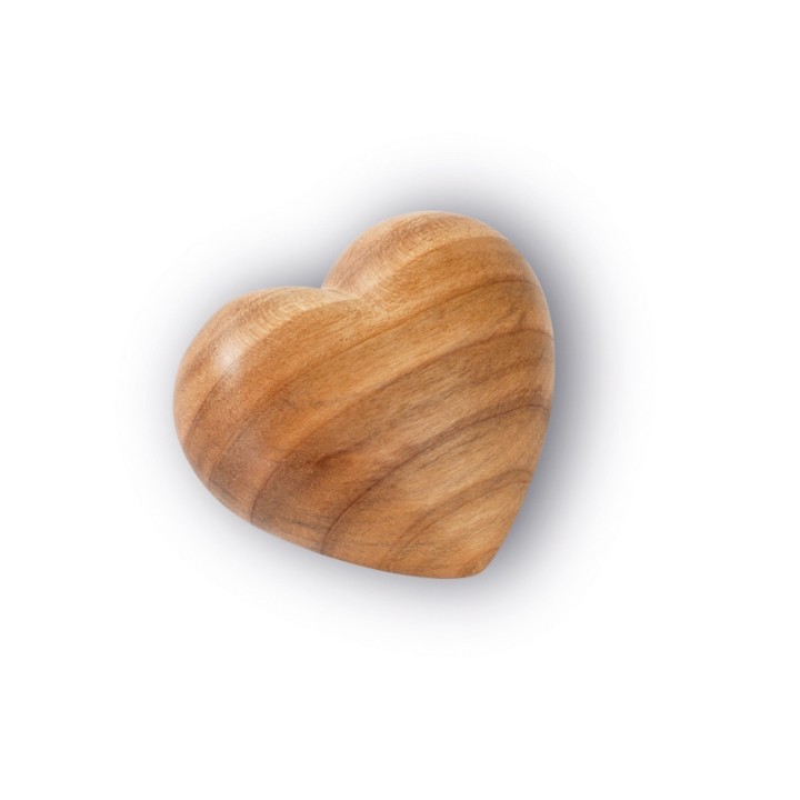 Petit coeur en bois, 4 cm