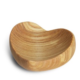 Coupelle en bois en forme de coeur, 6 cm